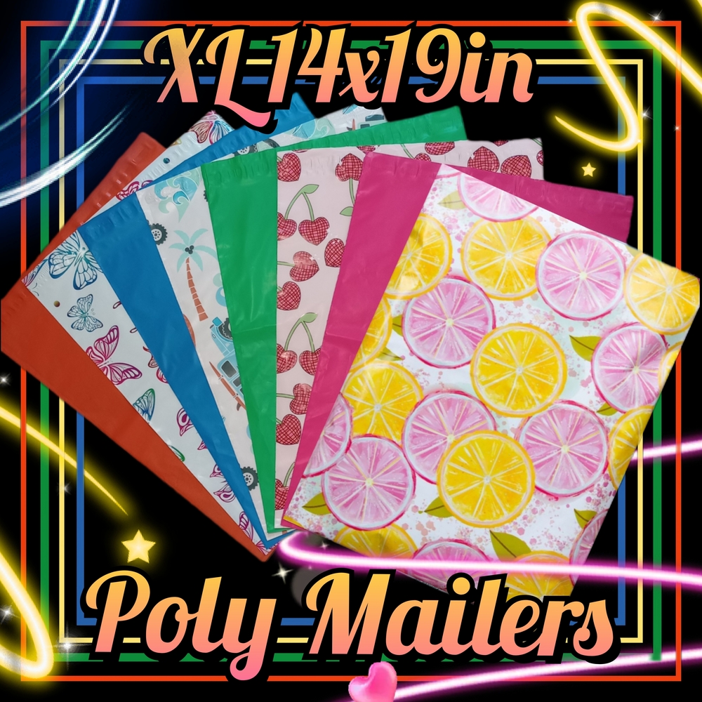 Poly Mailers XL 14×19in (10ct)